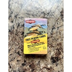 RAY-O-VAC Playing Cards‎ Wildlife Design Geese Vintage 1983 Promotional, Sealed.